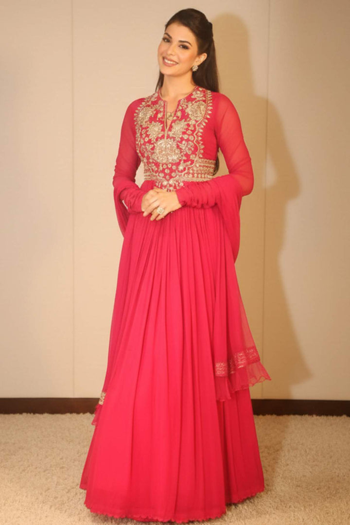 Jacqueline Fernandez In Dilbar Anarkali Set