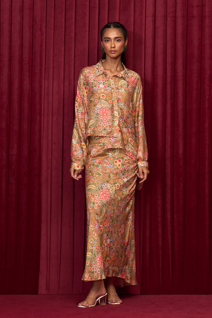 Groove Shirt Skirt Set