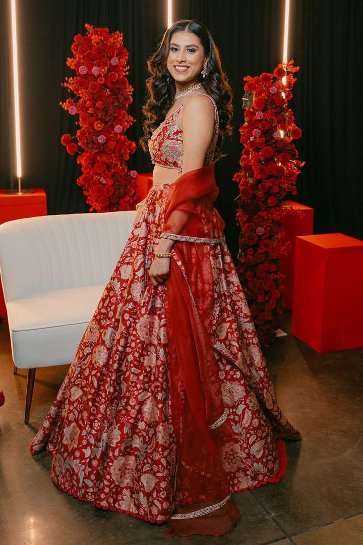 LAYAL IN DEMI LEHENGA SET