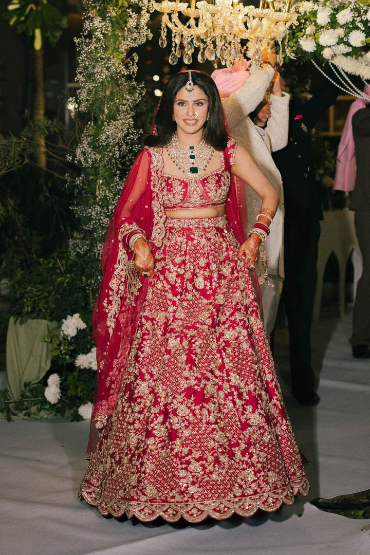 Meghna Mahajan in Custom Lehnga
