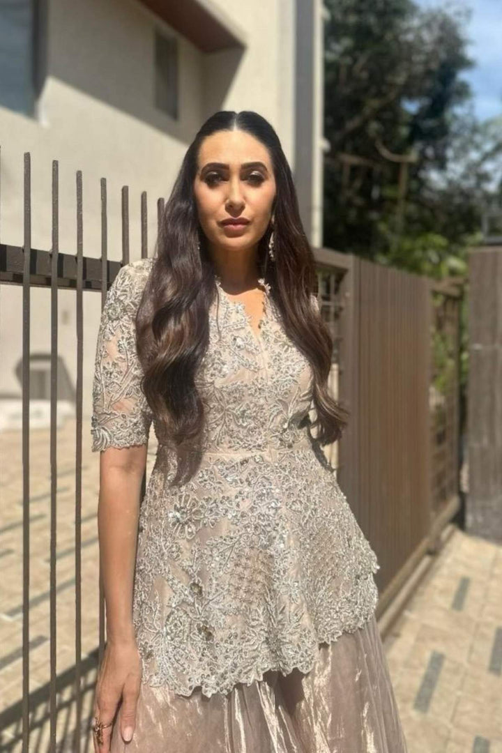 Karisma Kapoor in Mahroo Peplum set