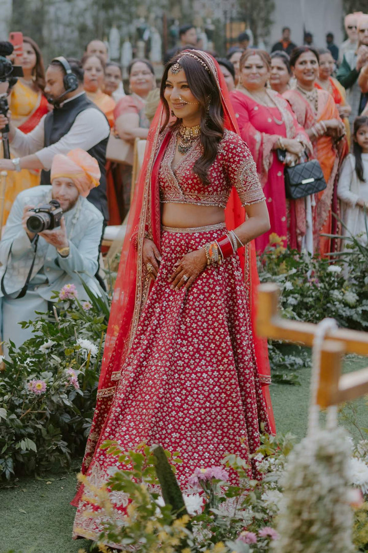 Sakshi Jain In Zaraana Lehenga Set
