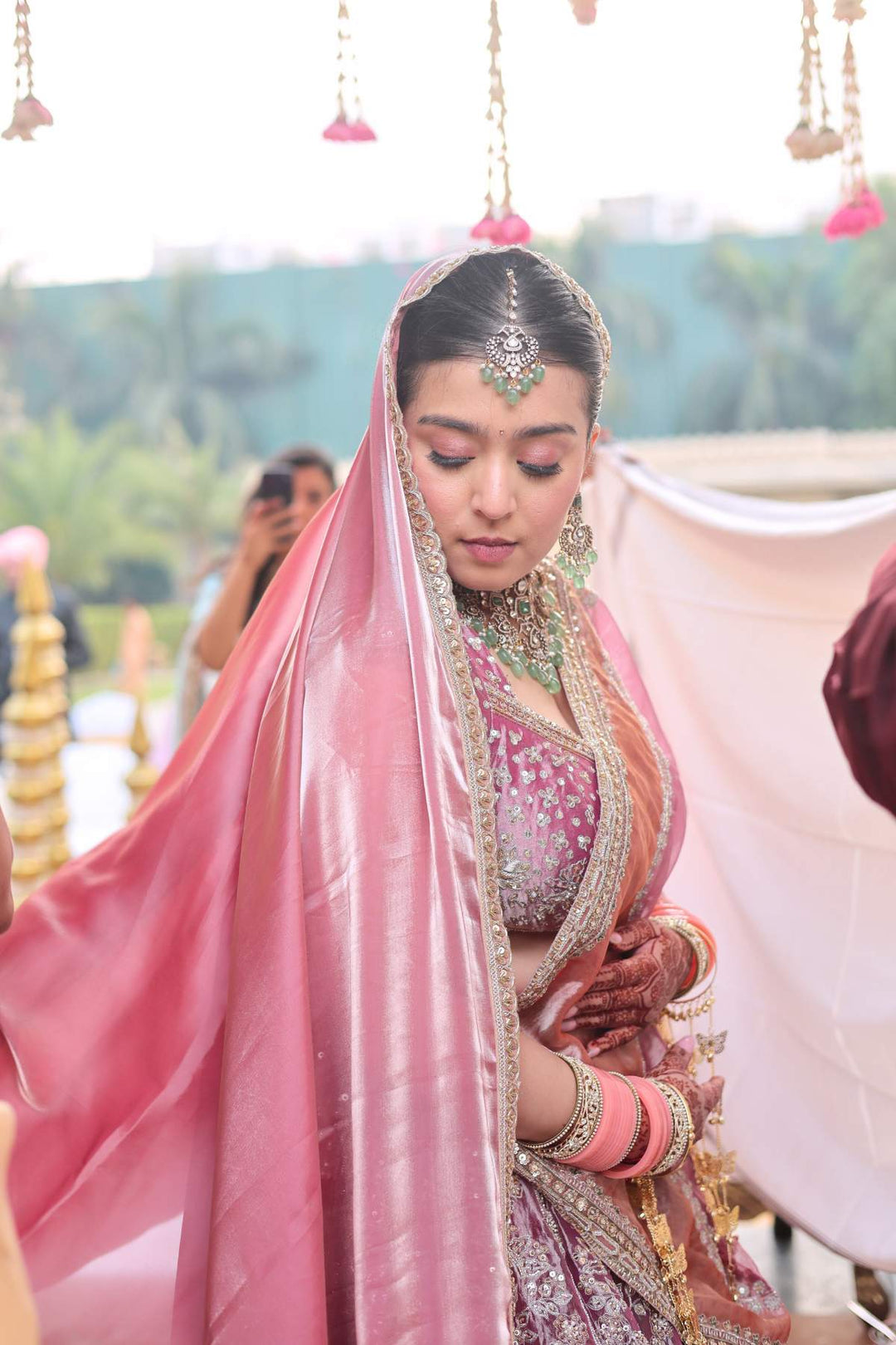 Aastha Rajput in Becoming Lehenga Set