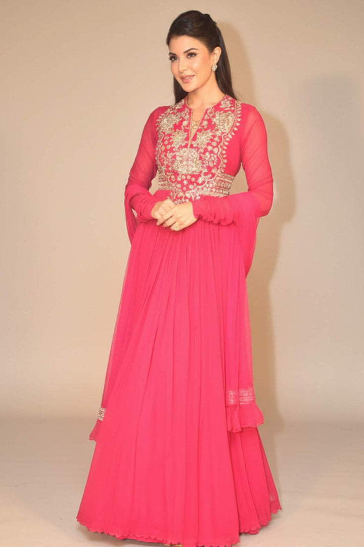 Jacqueline Fernandez In Dilbar Anarkali Set