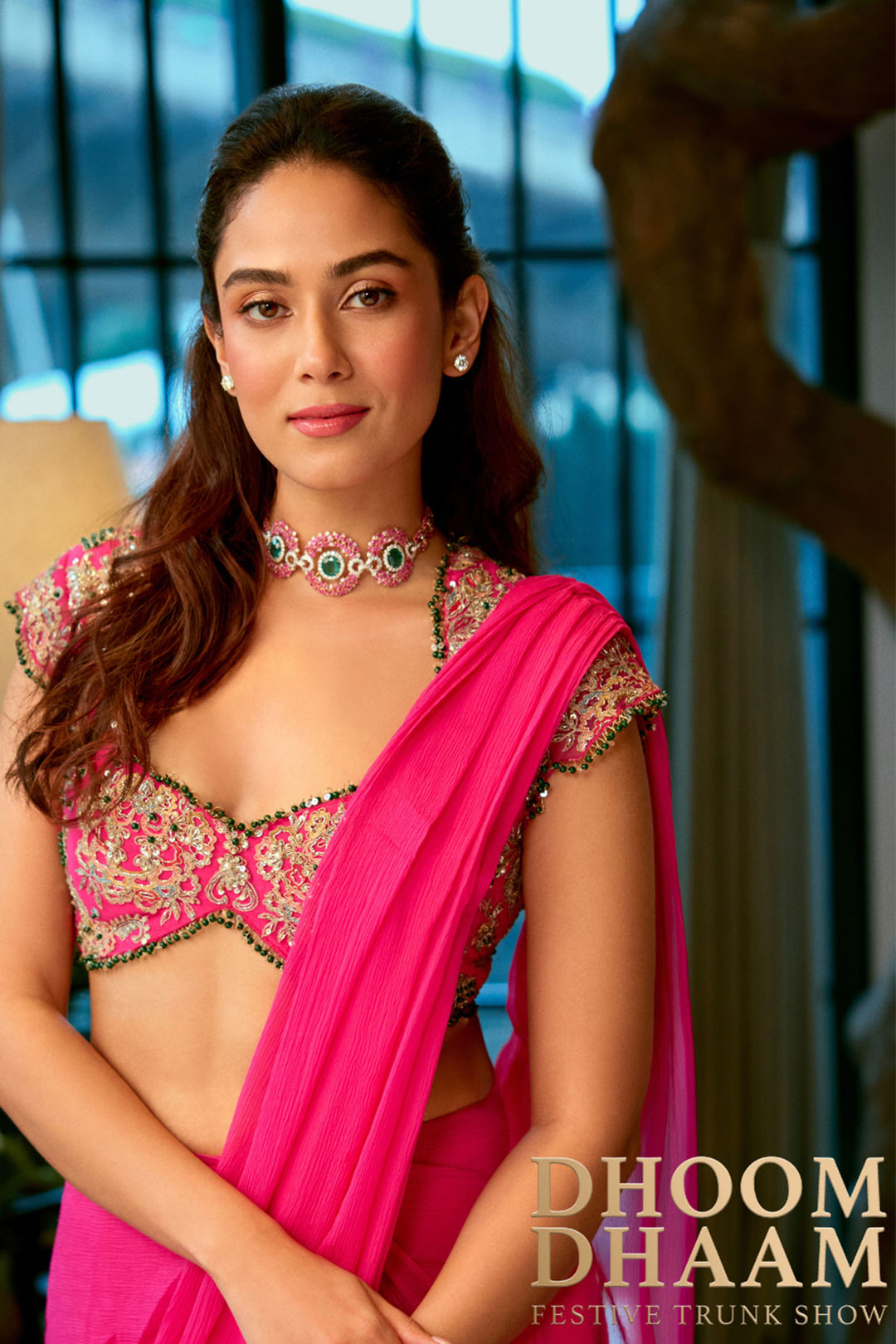 Mira Rajput Kapoor in Twined Saree Set