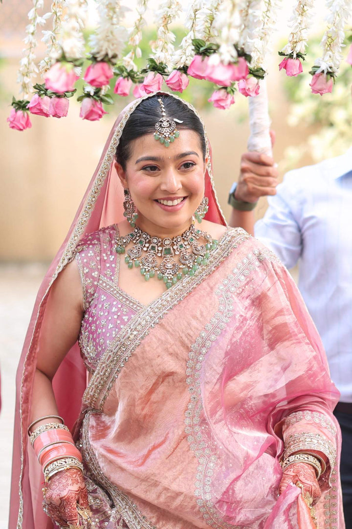 Aastha Rajput in Becoming Lehenga Set