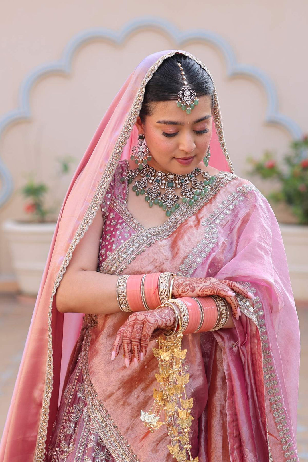 Aastha Rajput in Becoming Lehenga Set
