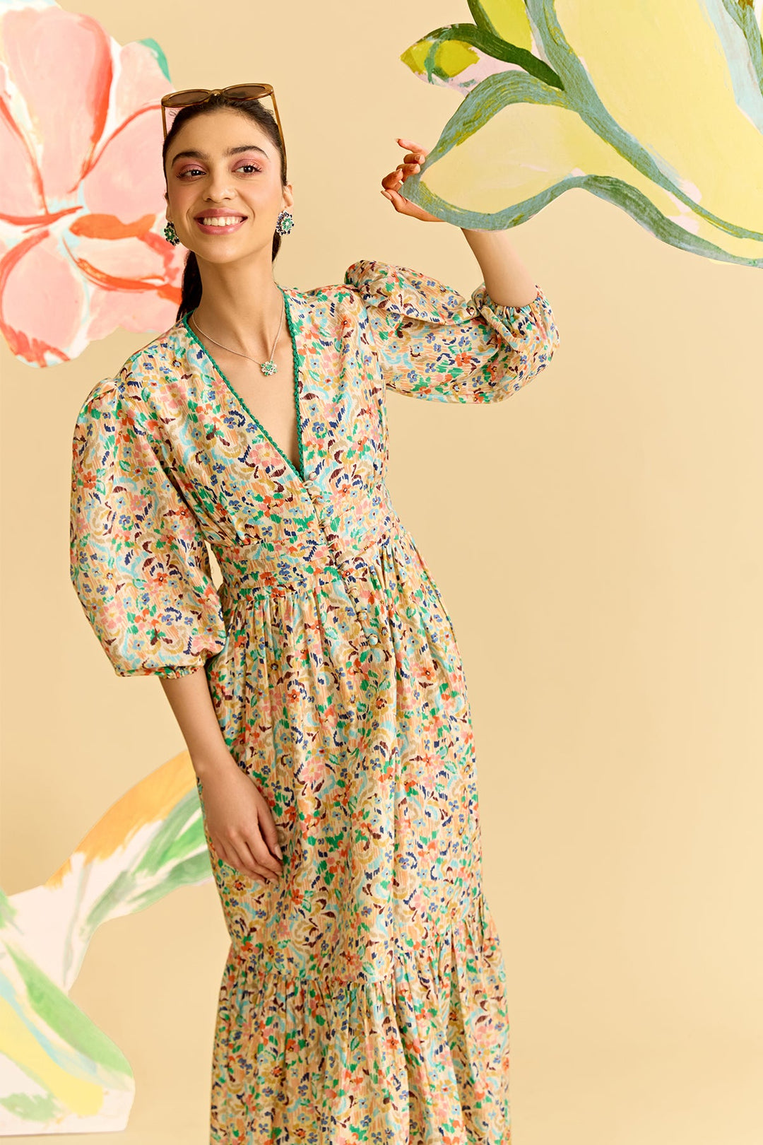 Ikkat Printed Dress-RTS