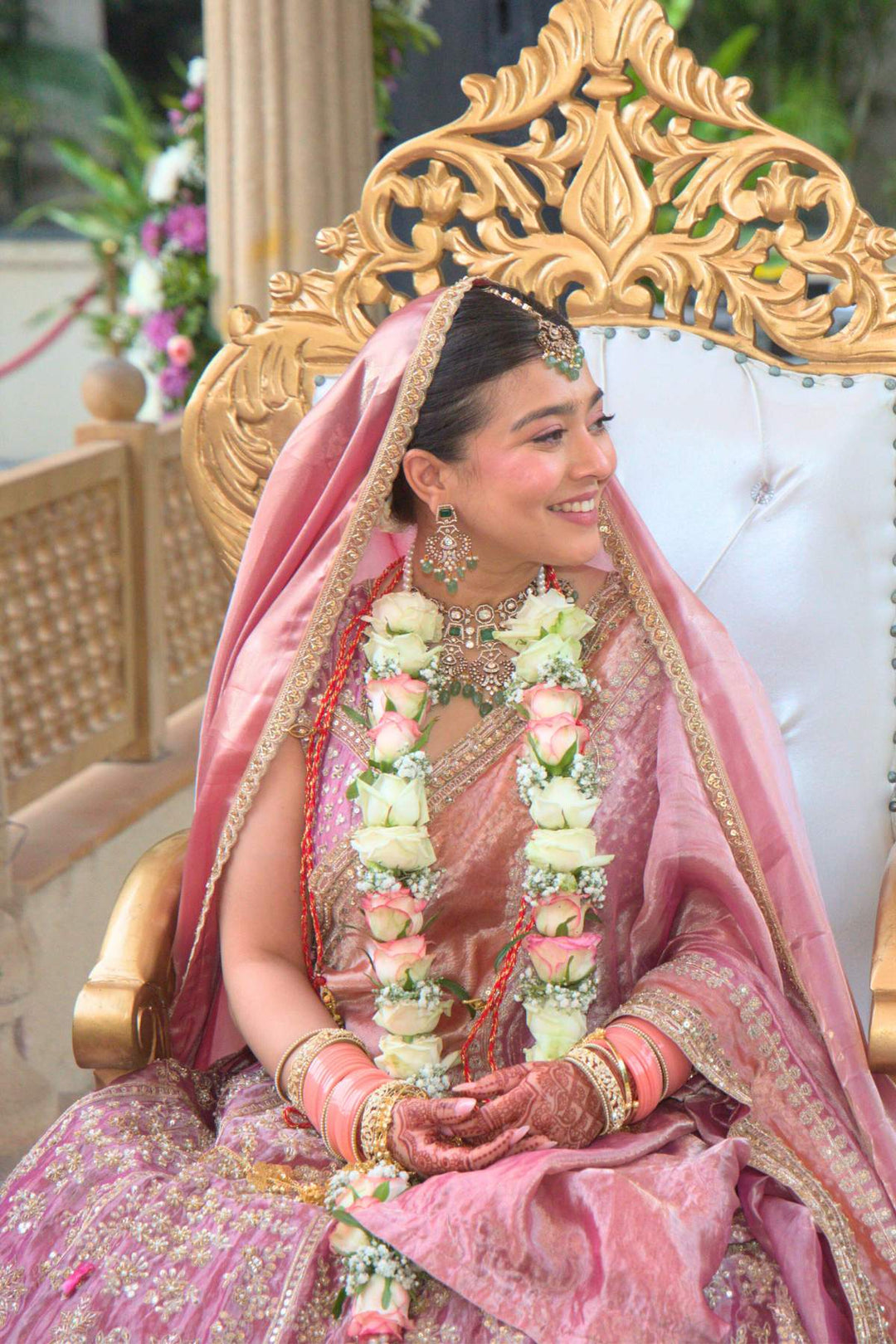 Aastha Rajput in Becoming Lehenga Set