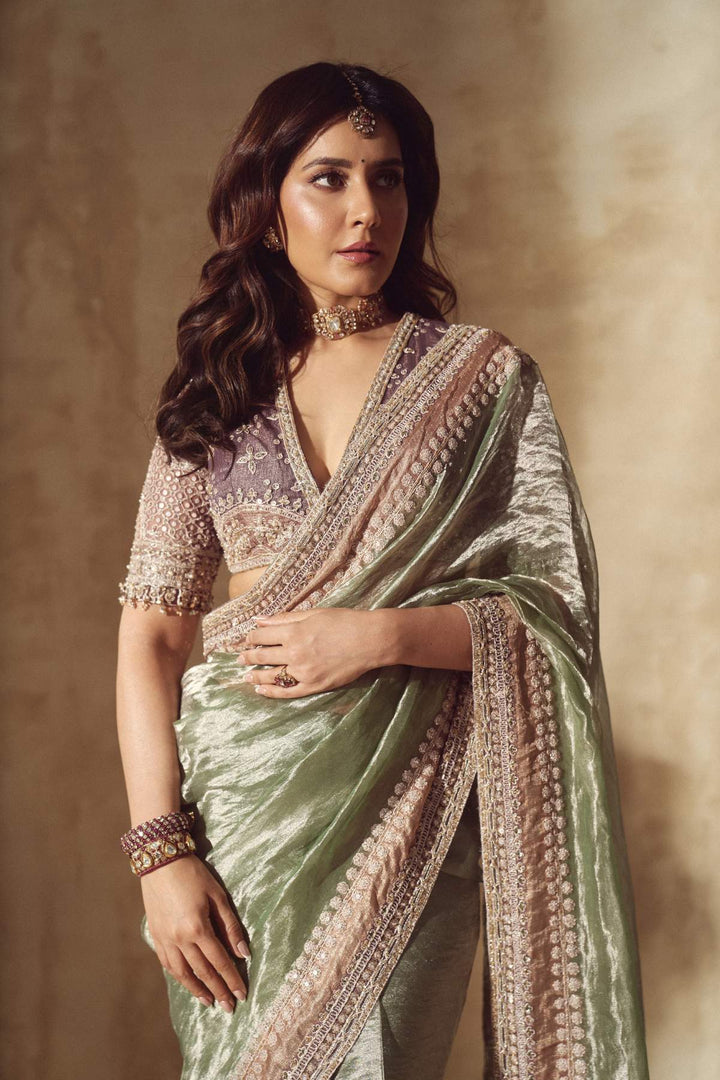 Rashi khanna in Ehsas Saree Set