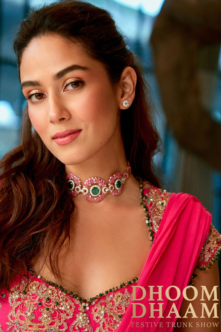 Mira Rajput Kapoor in Twined Saree Set