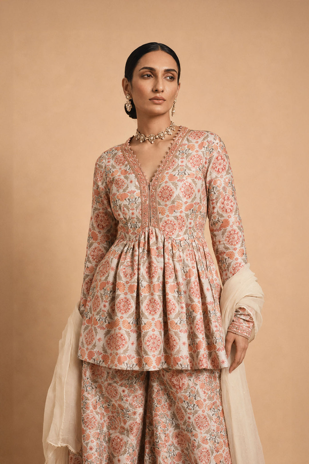 Mahveen Peplum Set