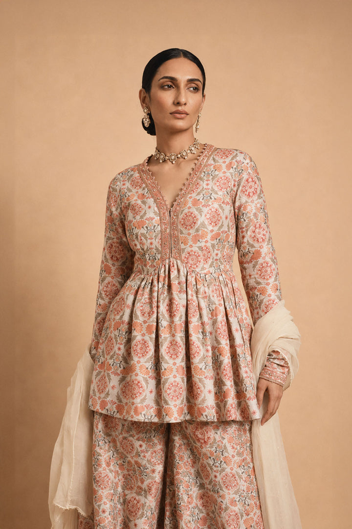 Mahveen Peplum Set
