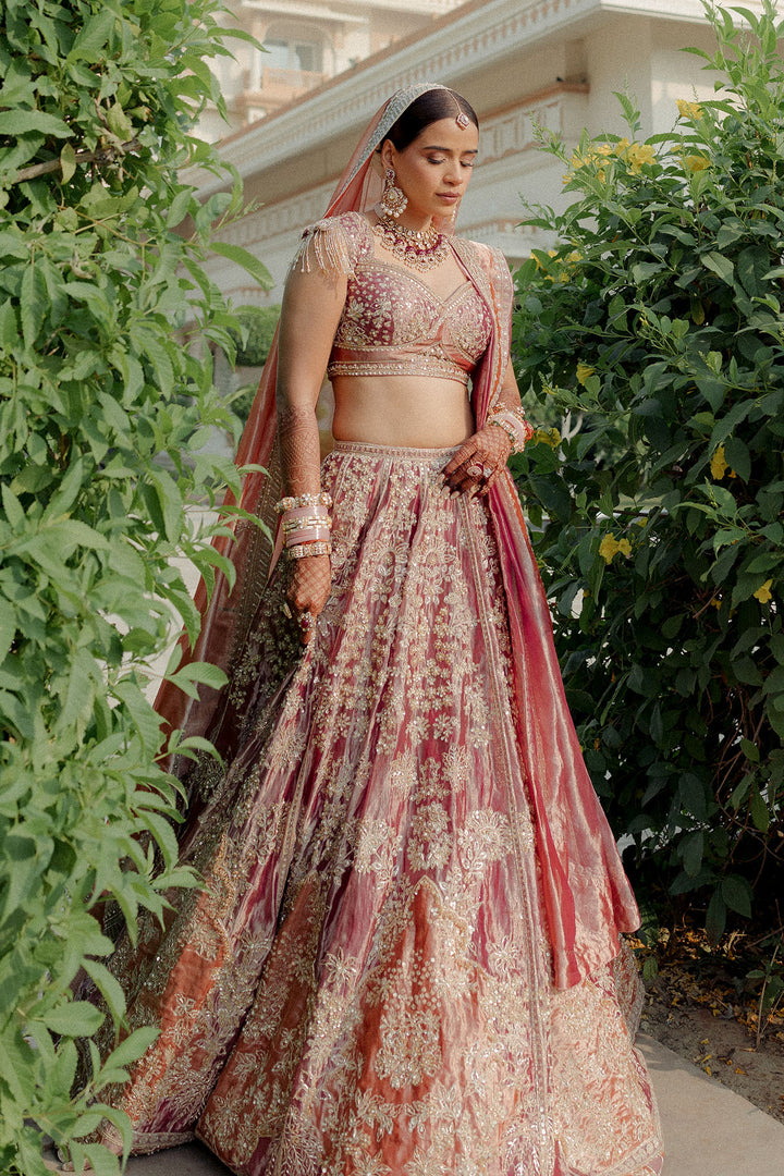 Riya Bhansali in Becoming Lehenga Set