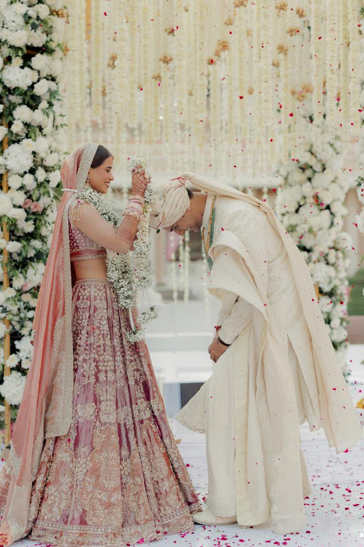 Riya Bhansali in Becoming Lehenga Set