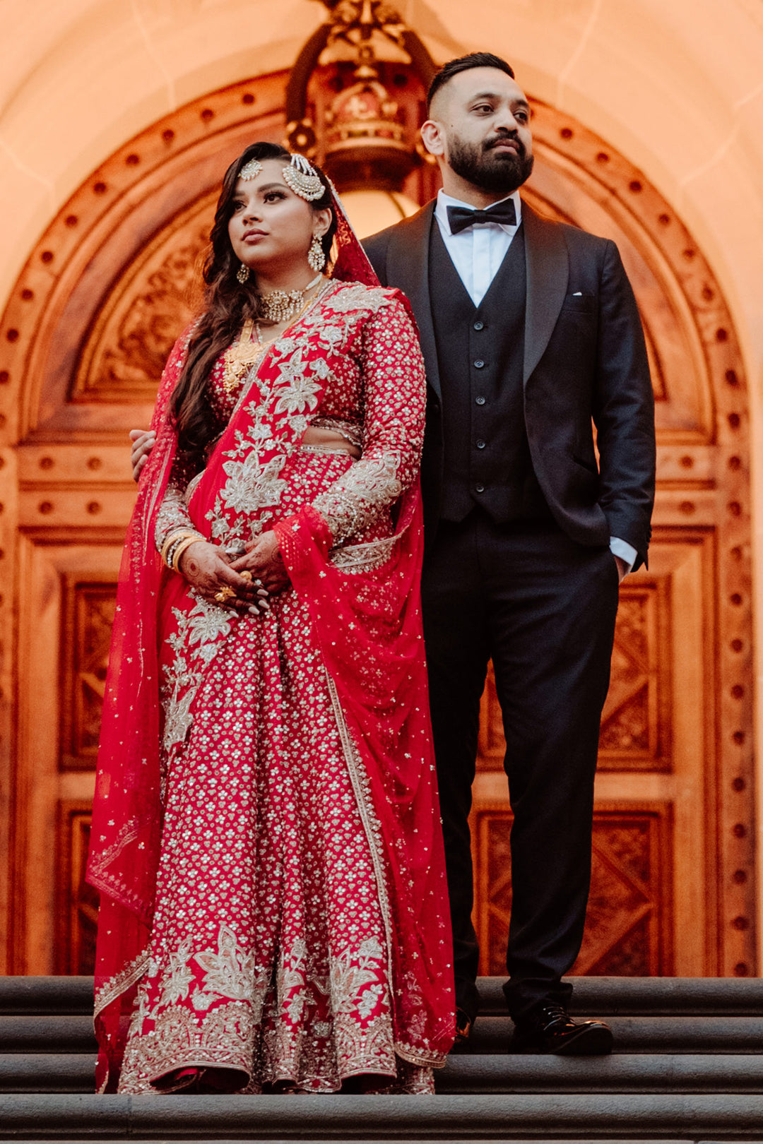 SAMIA KAZI IN SAGAN SAREE SET