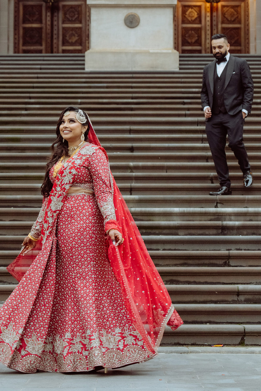 SAMIA KAZI IN SAGAN SAREE SET