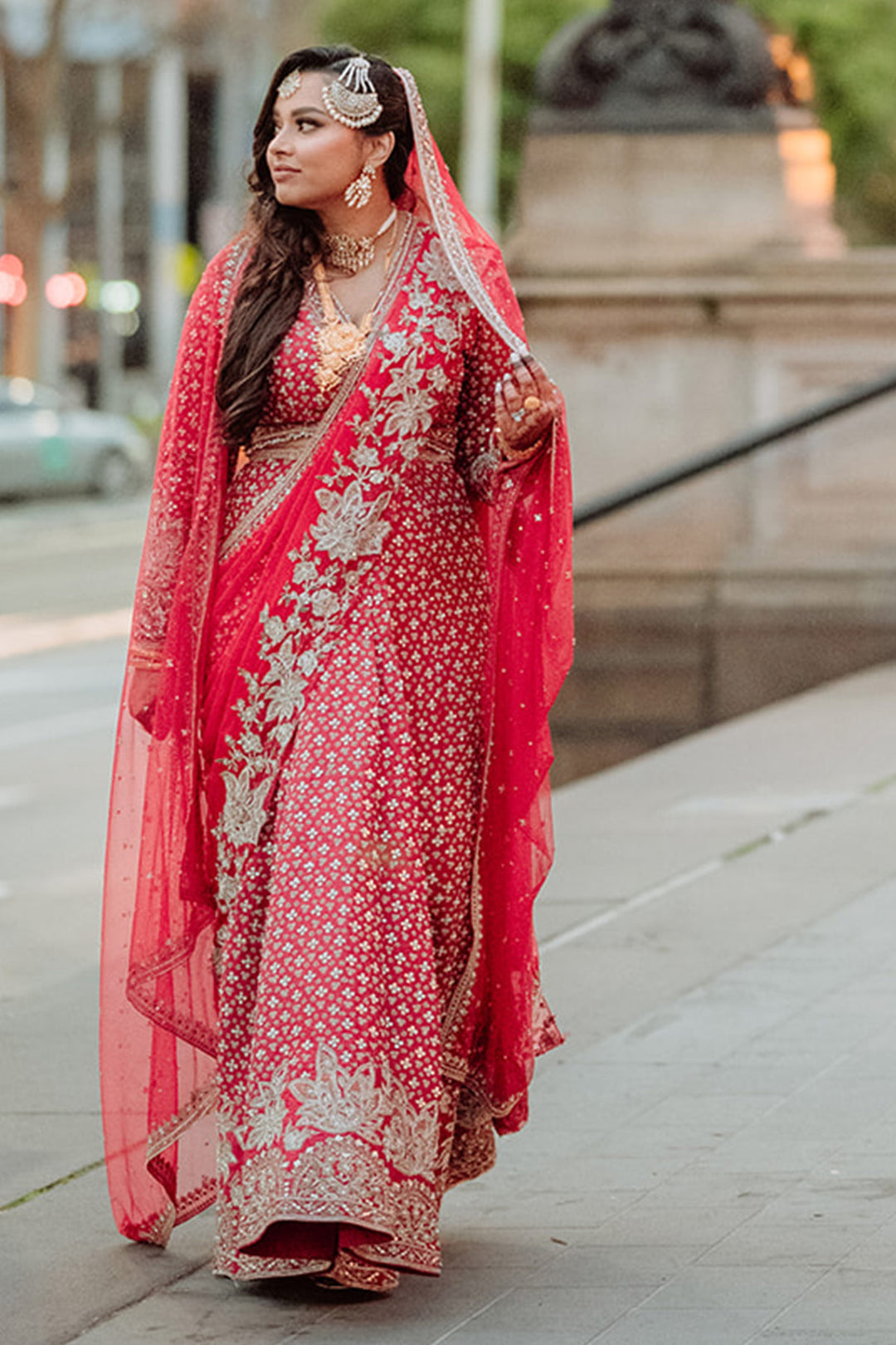 SAMIA KAZI IN SAGAN SAREE SET