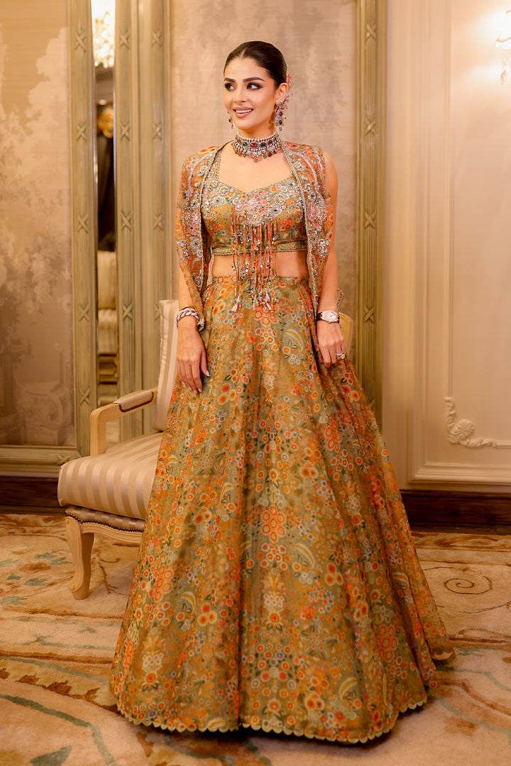Priyanka Nagar in Zaral Lehenga Set
