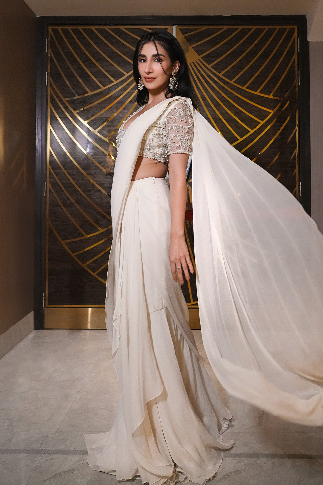 Parul Gulati in Naqaa Saree Set