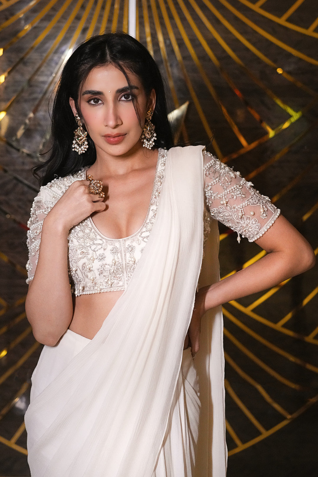 Parul Gulati in Naqaa Saree Set