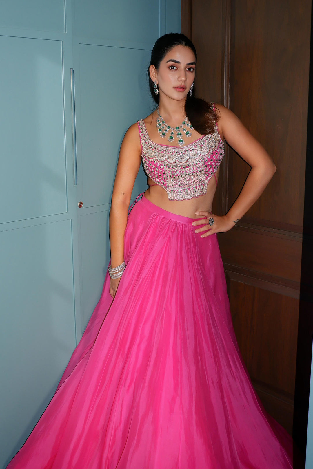 Karma Dhingra in Floret Lehenga Set