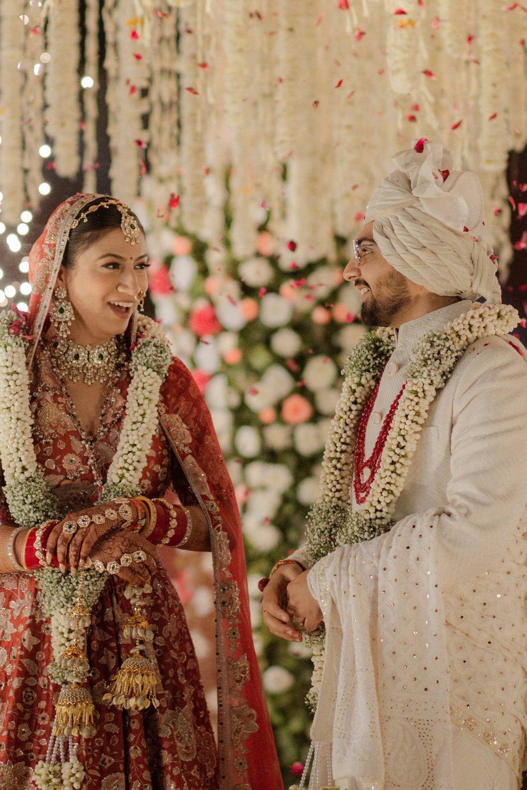 SWASTIKA IN STARLET LEHENGA SET