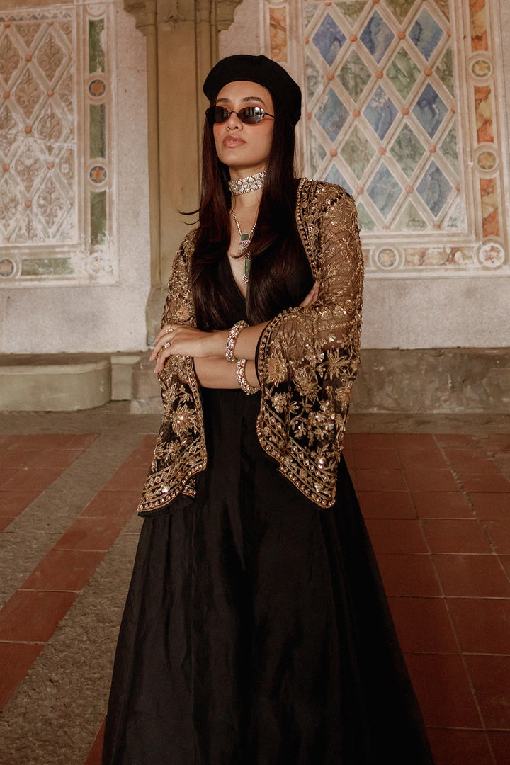 Jully Patel In FRONT ROW SHARARA JACKET SET