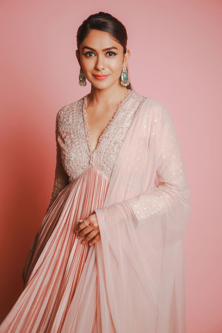 MRUNAL THAKUR IN SWAY ANARKALI SET