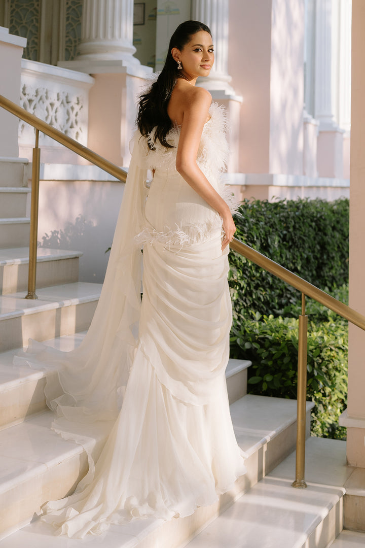 Prianca in Fantasy Saree Gown Set