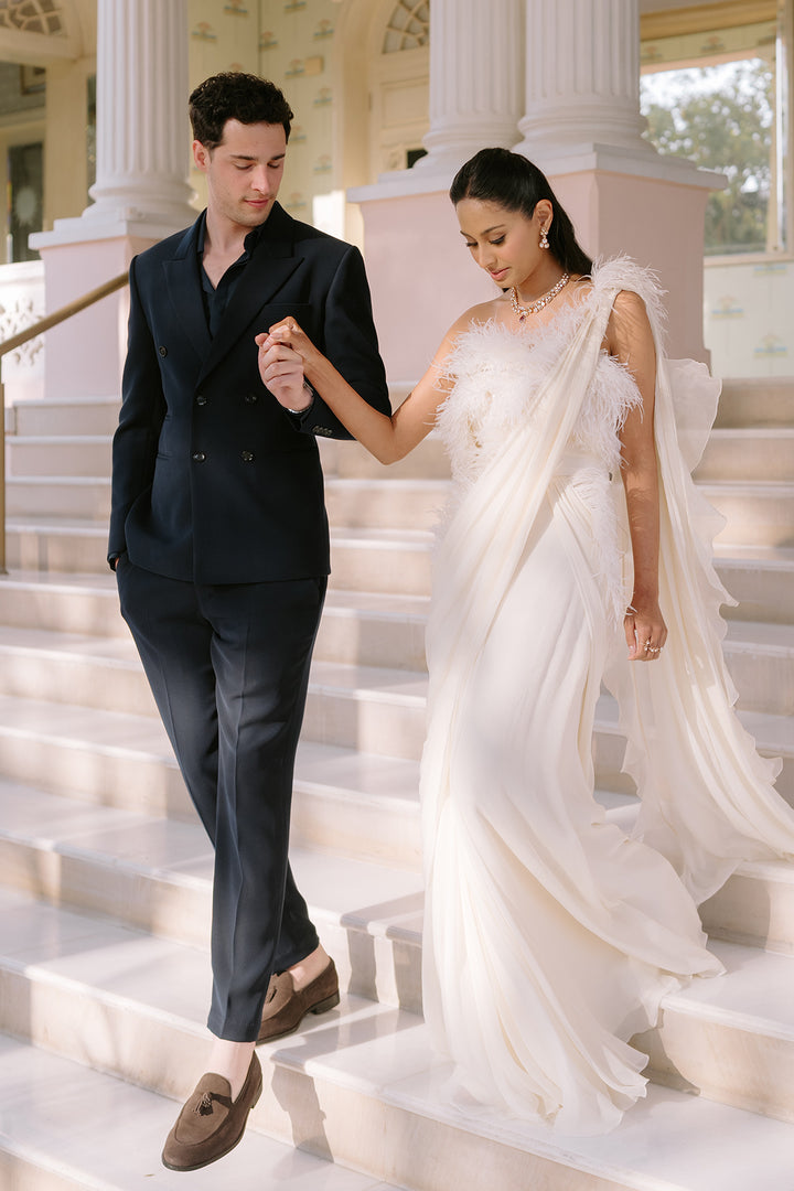 Prianca in Fantasy Saree Gown Set