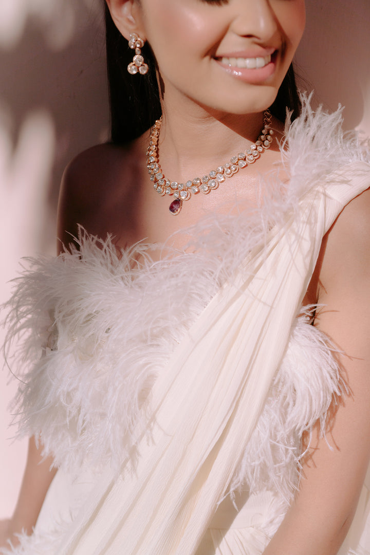 Prianca in Fantasy Saree Gown Set