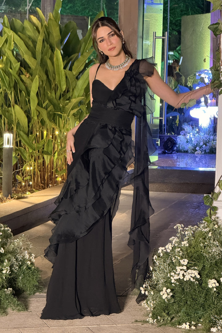 KRITI SANON IN CHIC SAREE GOWN SET