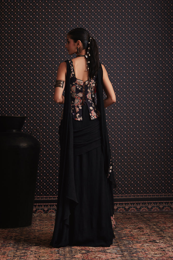 Nocturne Saree Set