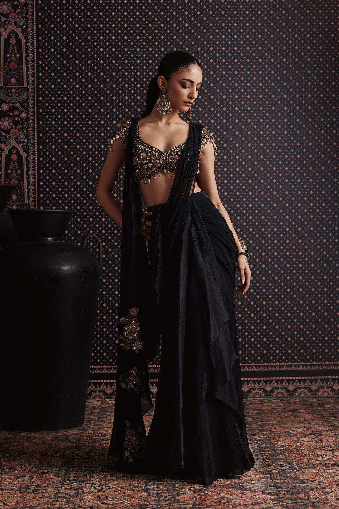 Wildflower Saree Set