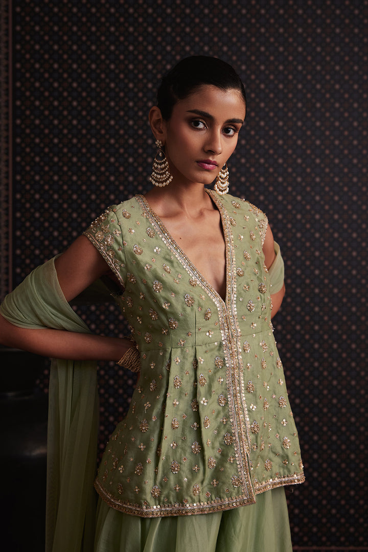 Maribel Peplum Set