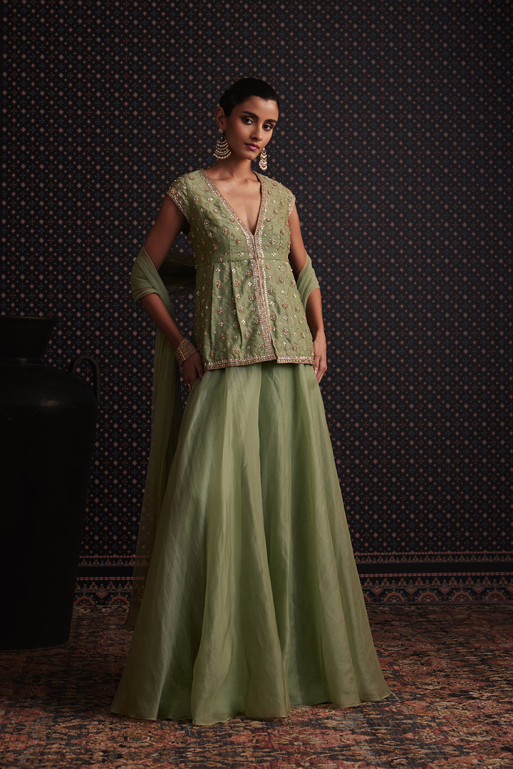 Maribel Peplum Set