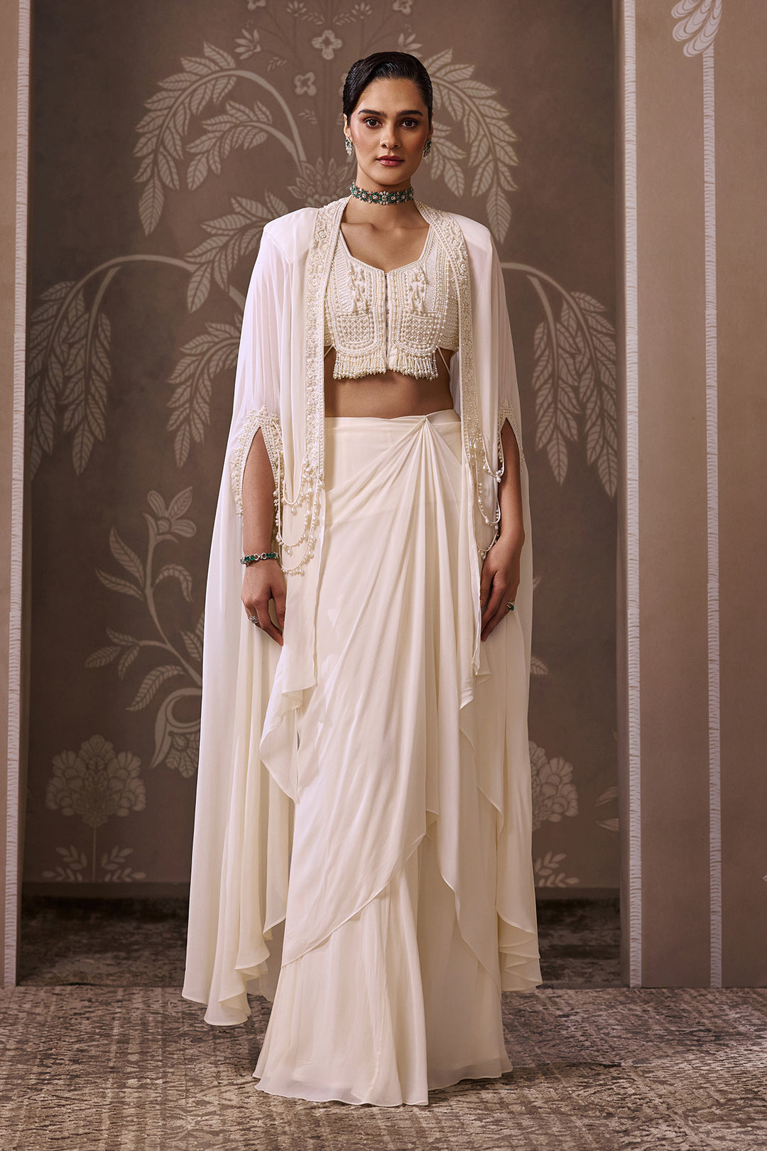 The Realm Cape Skirt Set