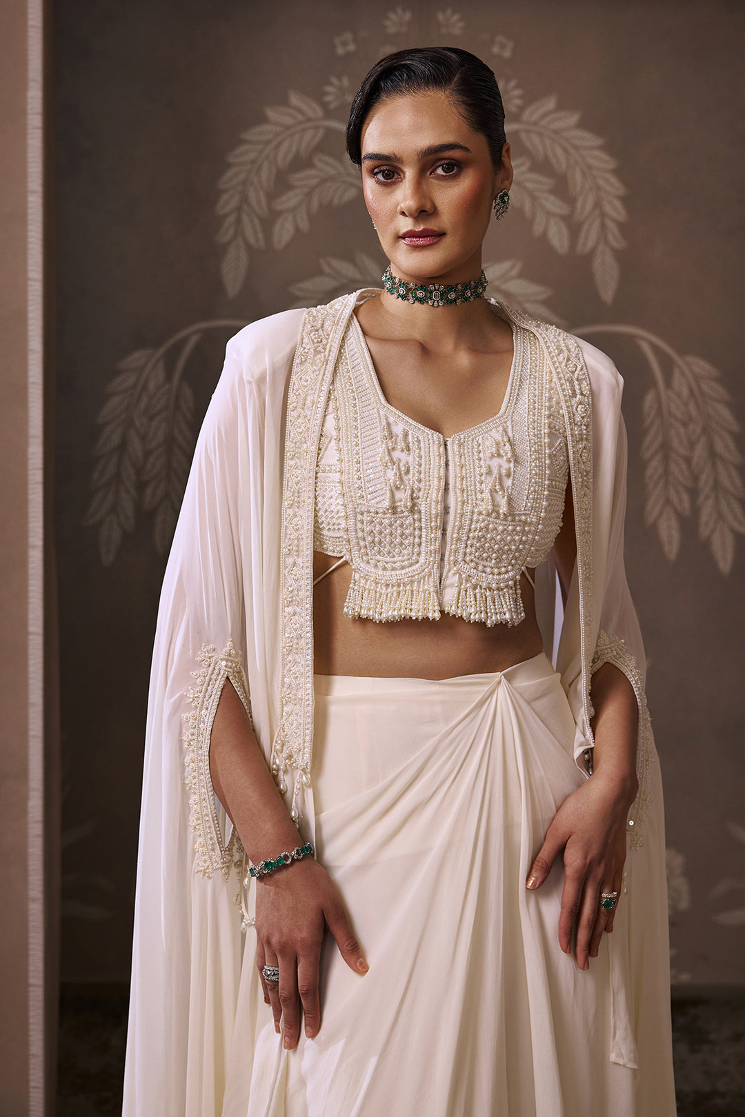 The Realm Cape Skirt Set