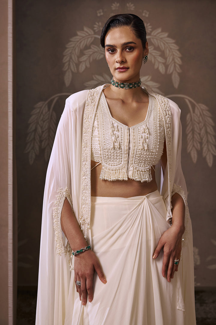 The Realm Cape Skirt Set