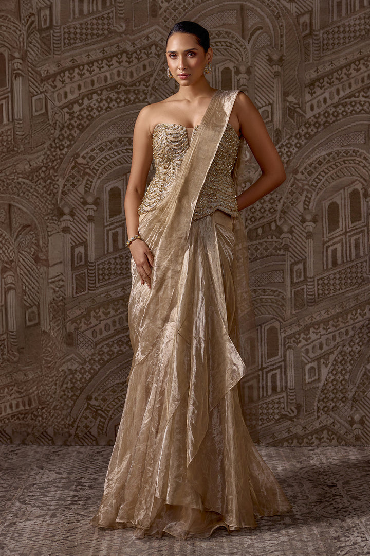 The Golden Era Saree Set