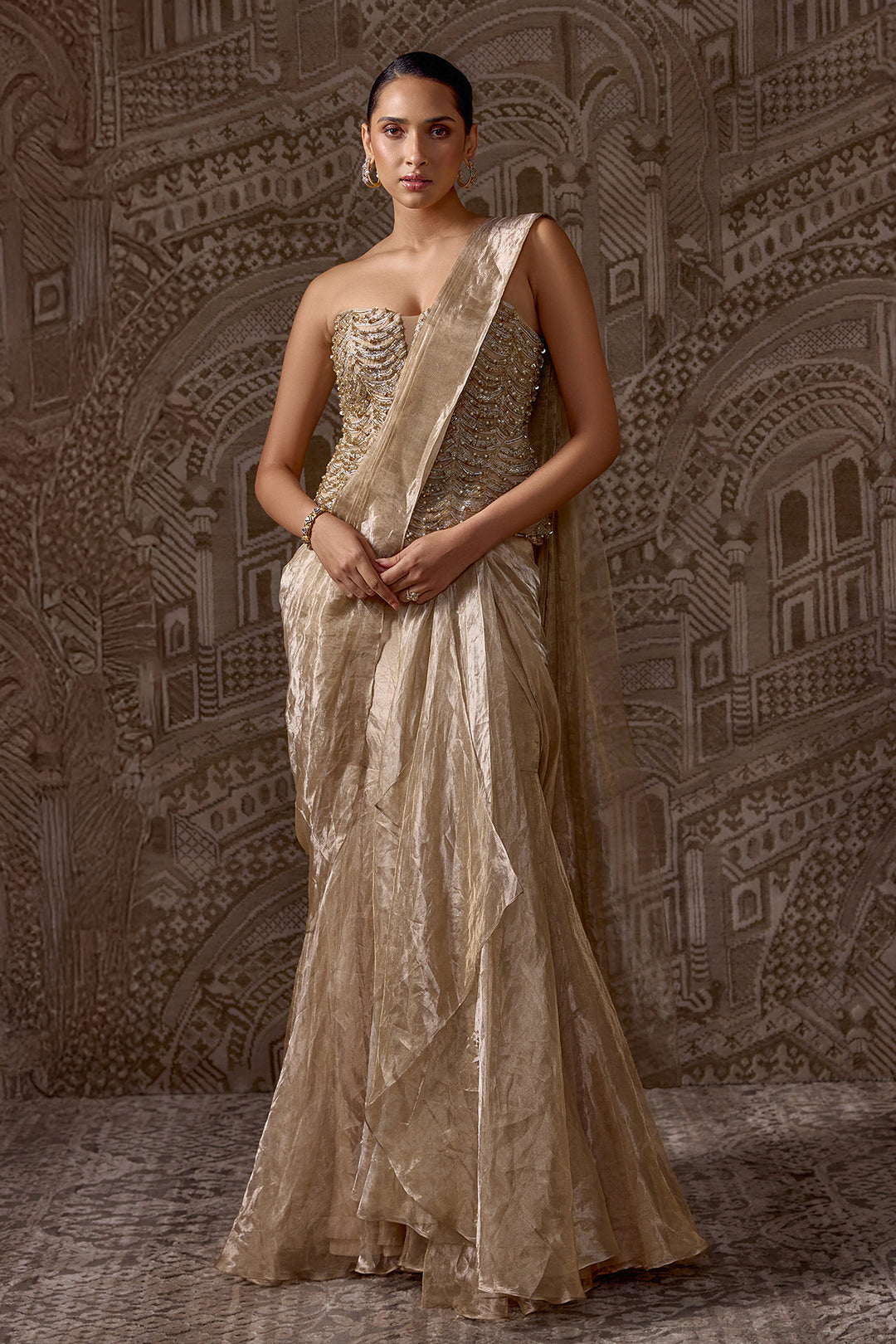 The Golden Era Saree Set