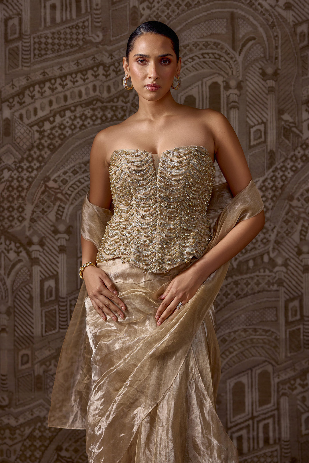 The Golden Era Saree Set