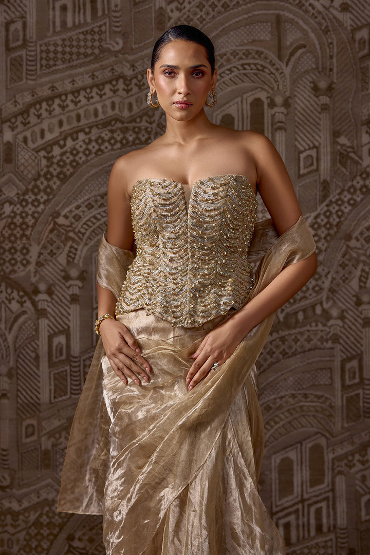 The Golden Era Saree Set