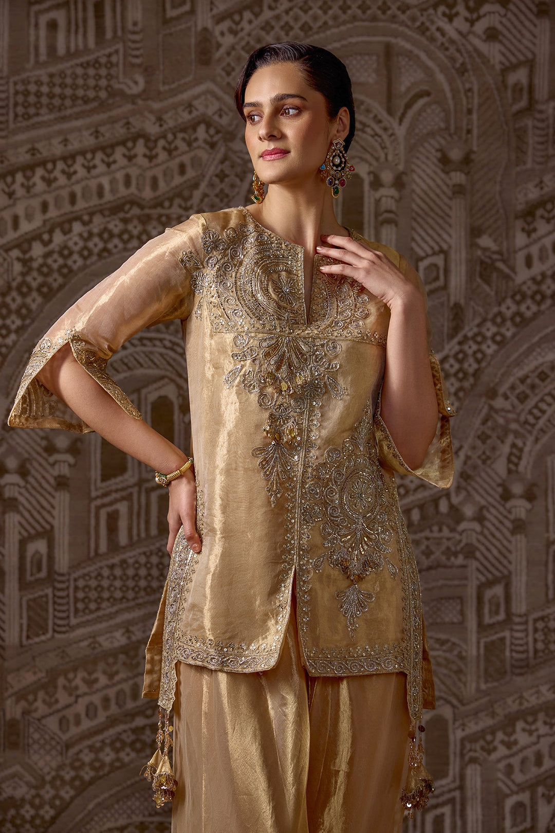 The Gold bound Kurta Set-RTS