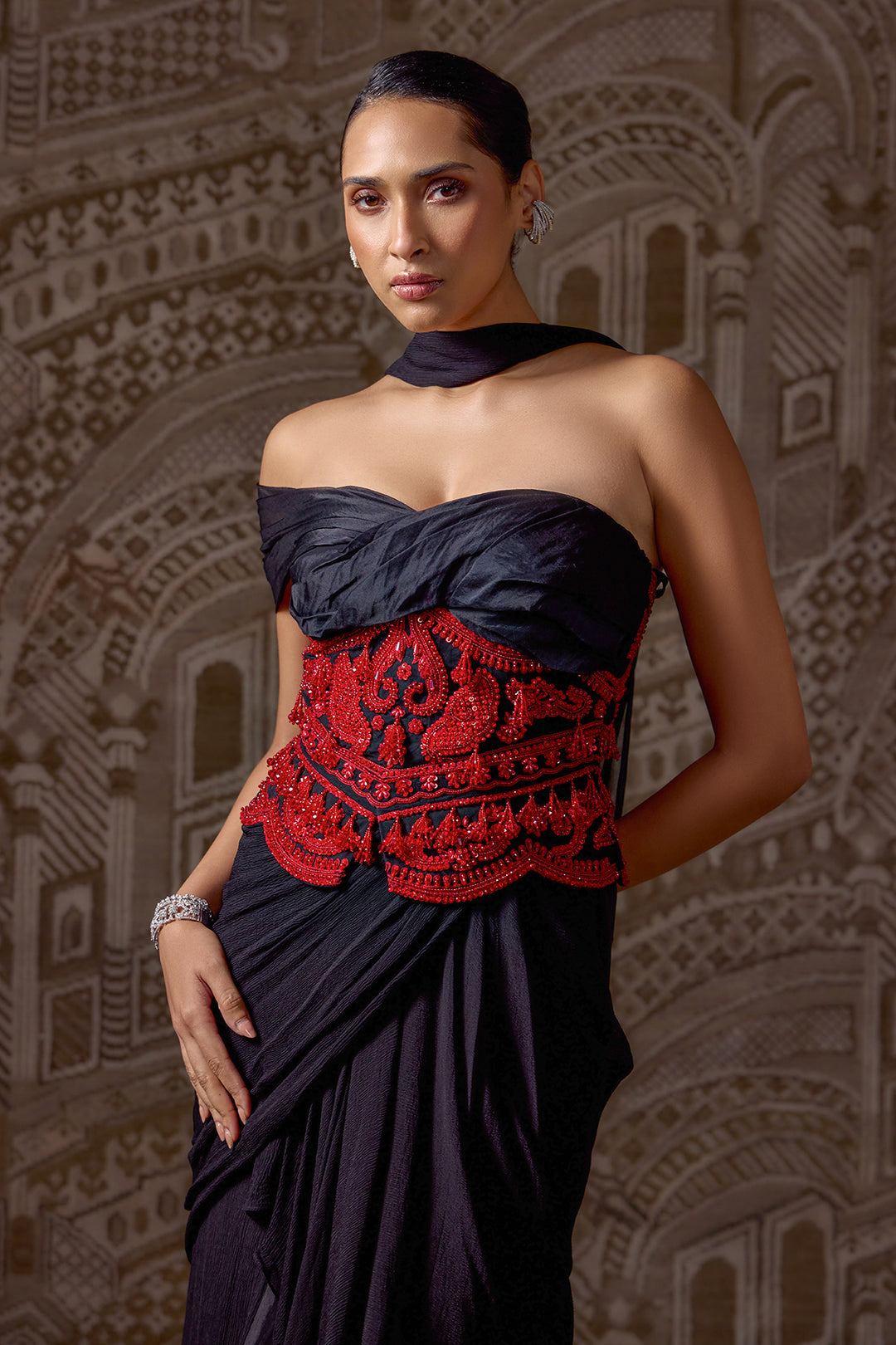 The Gilded Saree Set