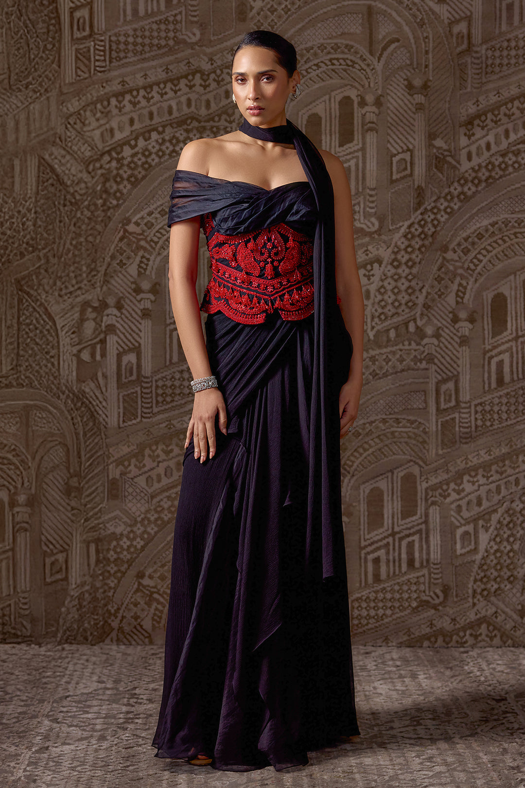 The Gilded Saree Set