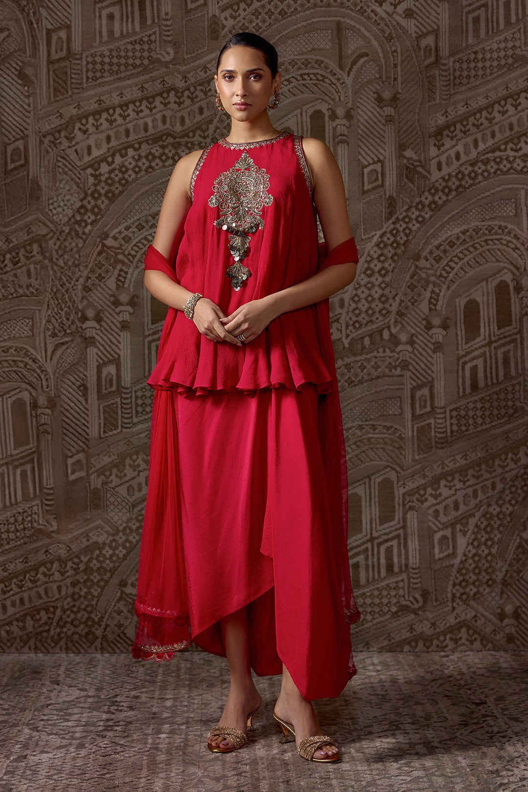 The Crest Skirt Set-RTS