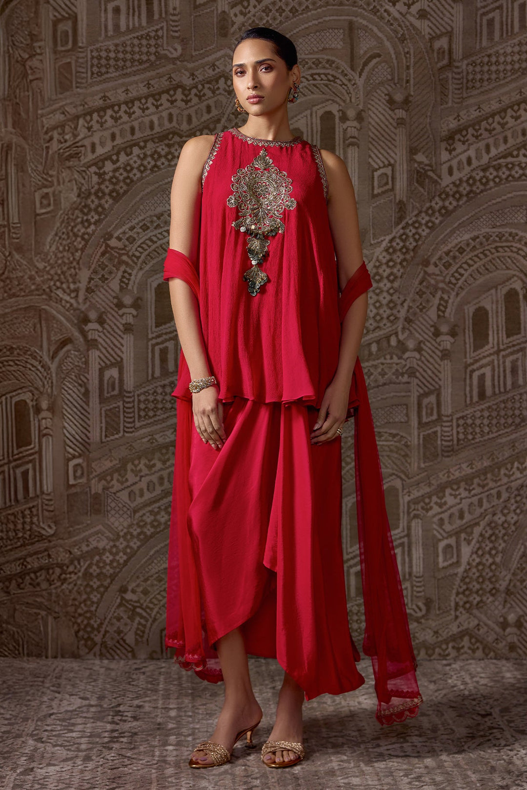 The Crest Skirt Set-RTS