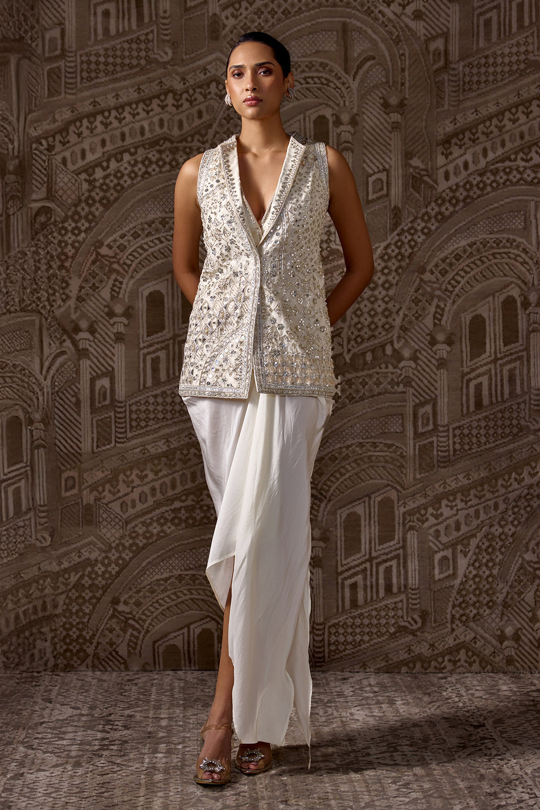 The Vestige Jacket Skirt Set